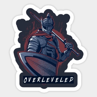 RPG Player Overleveled Sticker